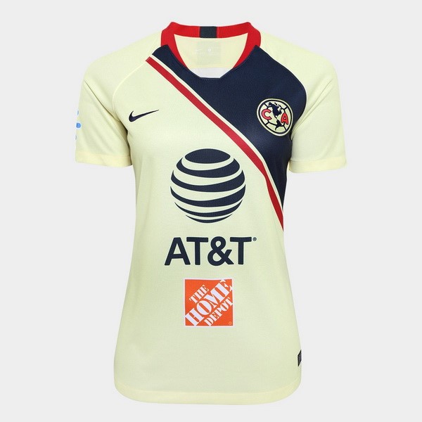 Maillot Football Club América Domicile Femme 2018-19 Jaune